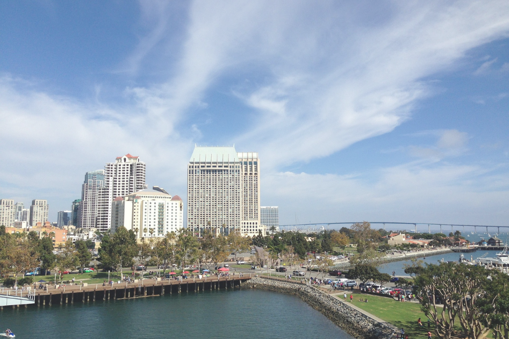San Diego harbor.